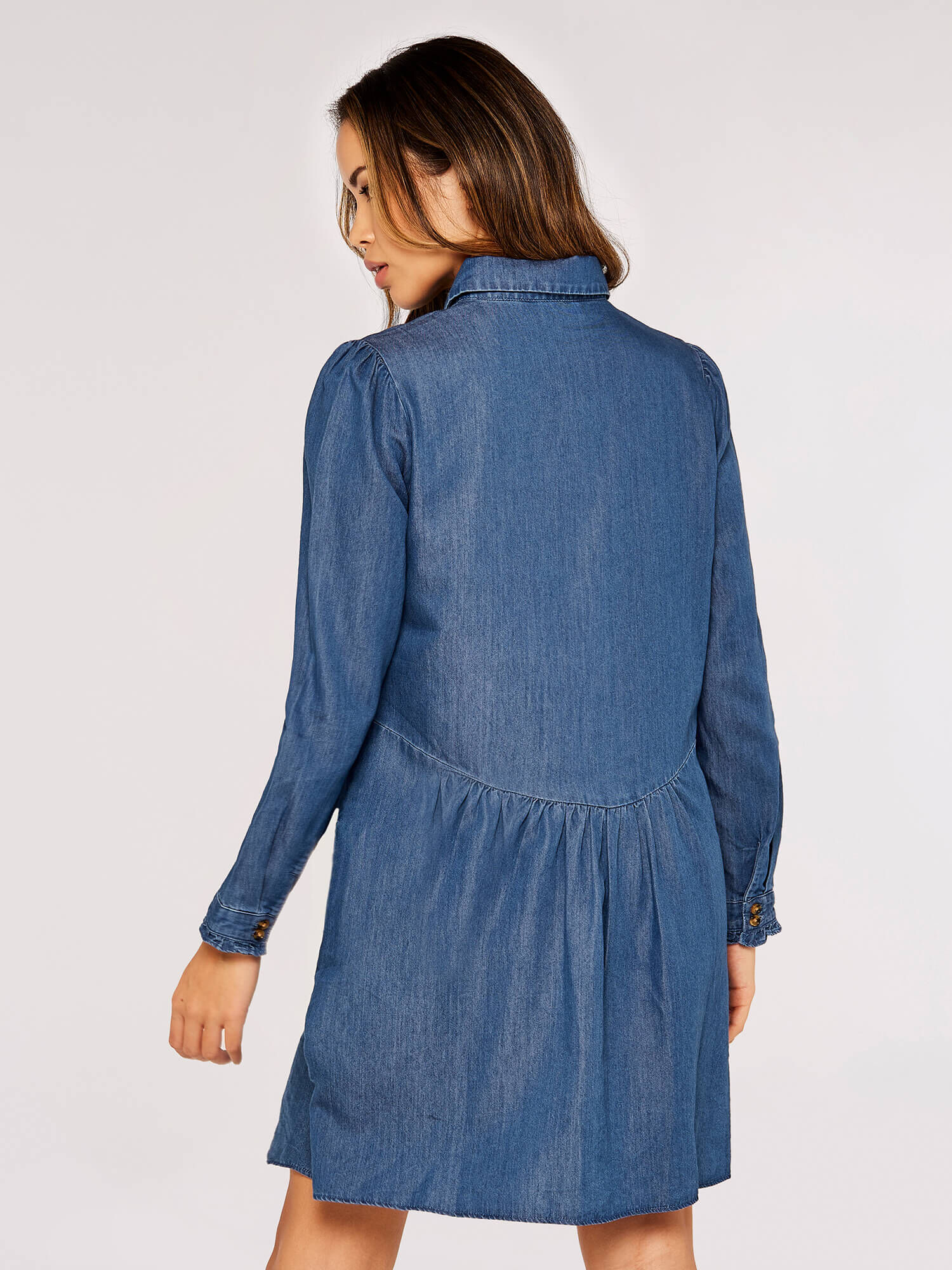 Apricot denim hotsell dress