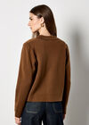 Patch Pocket Knitted Cardigan, Rust, large