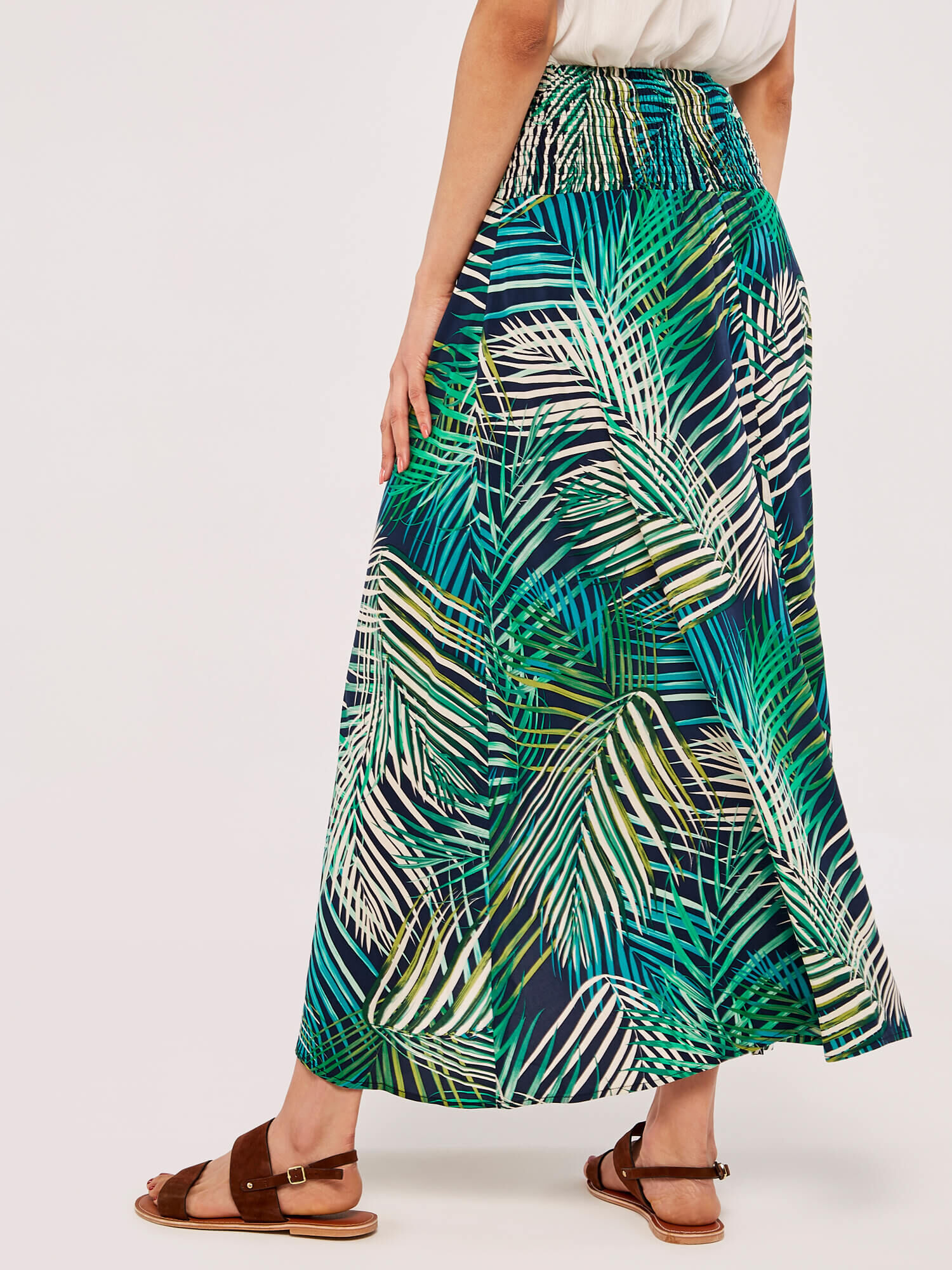 Palm leaf wrap skirt outlet