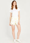 Daisy Lace Shorts, Cream, large