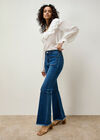 Lucia Retro High-Rise Flare Jeans, Sky Blue, large
