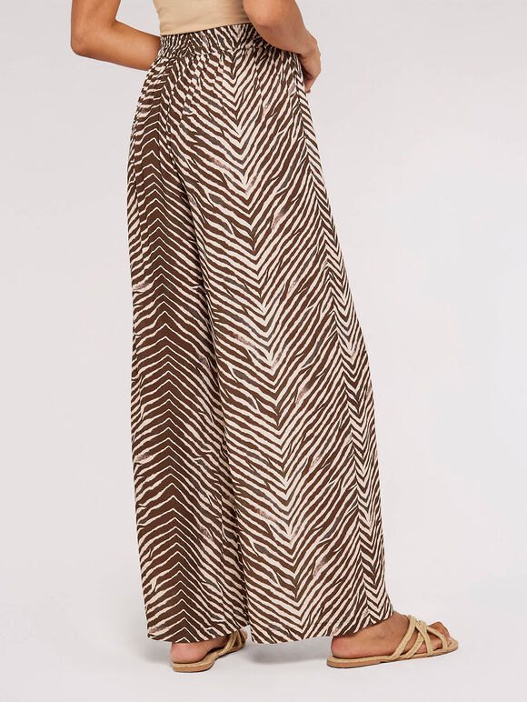 Zebra Palazzo Trousers | Apricot Clothing