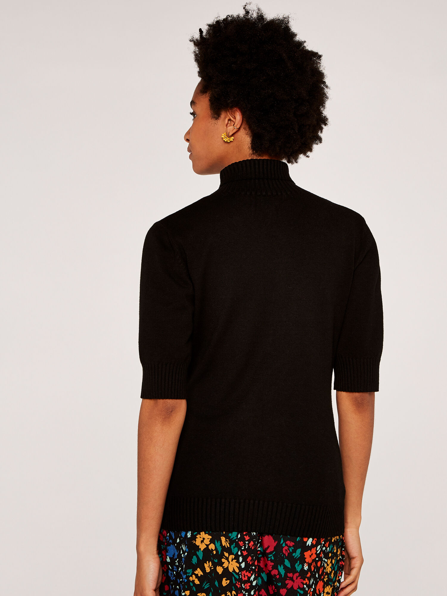 Turtleneck blouse top
