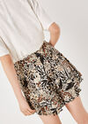 Mixed Animal Print Skort, Stone, large