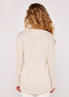 Soft Vneck Top, Stone, large