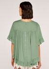 Frill Detail Top, Mint, large