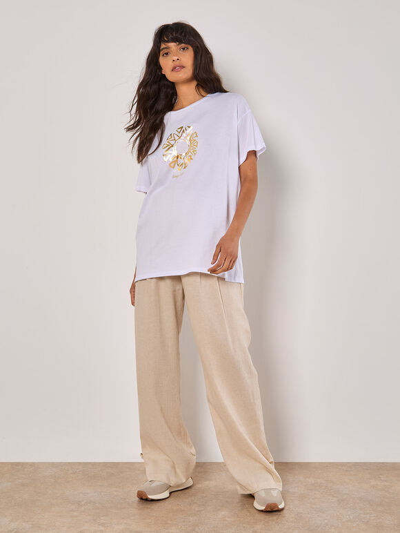 Always Sunny Gold Foil T-Shirt, Gold, large