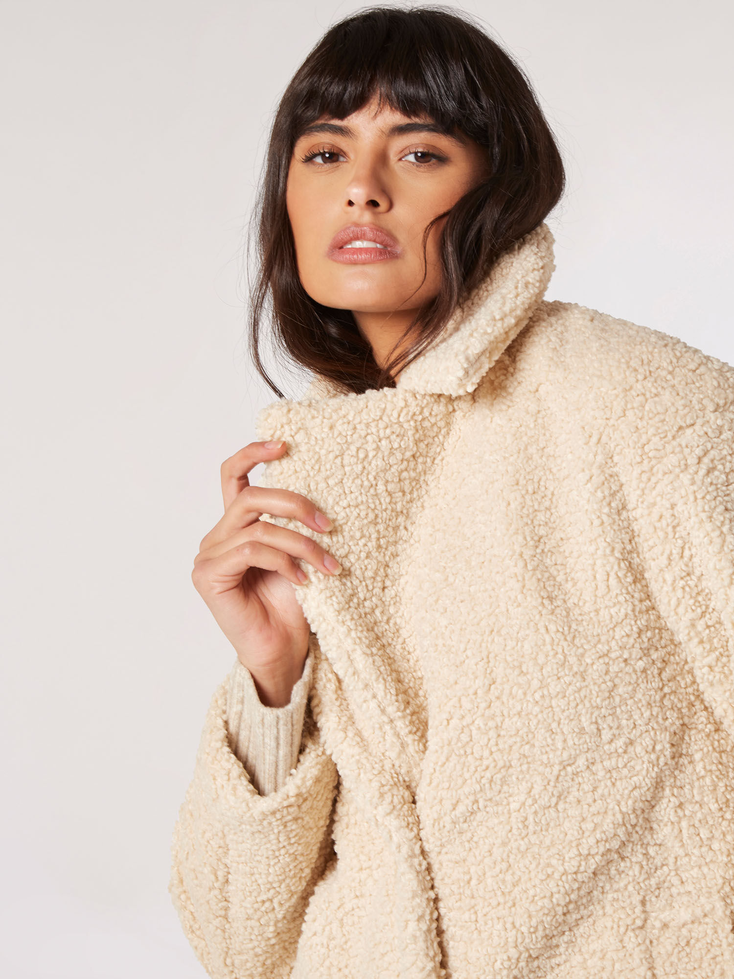 Teddy bear coat forever 21 store