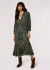 Paisley Ruffle Midaxi Dress, , large