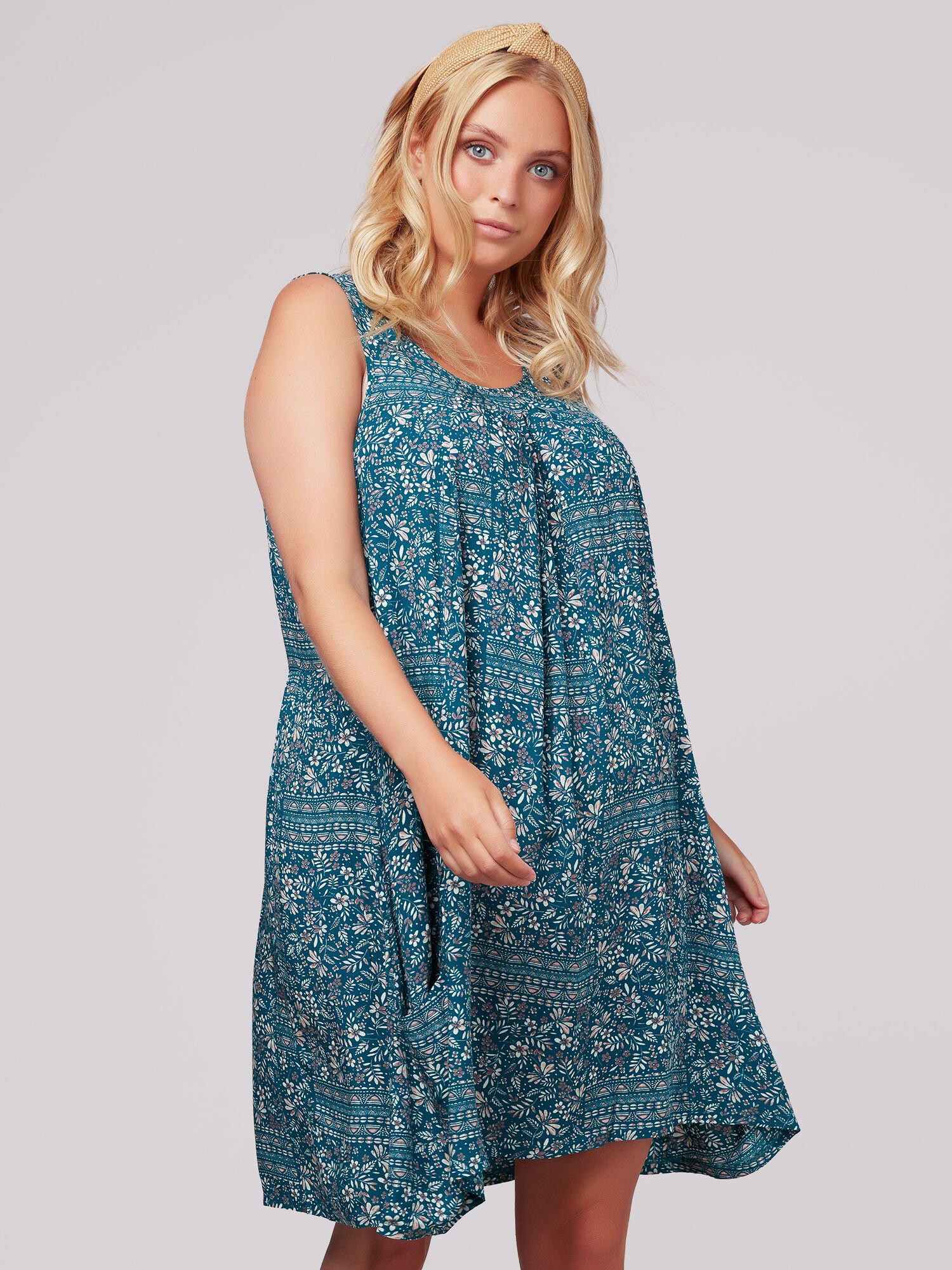 Ditsy Mix 2pkt Bakery Dress Apricot Clothing