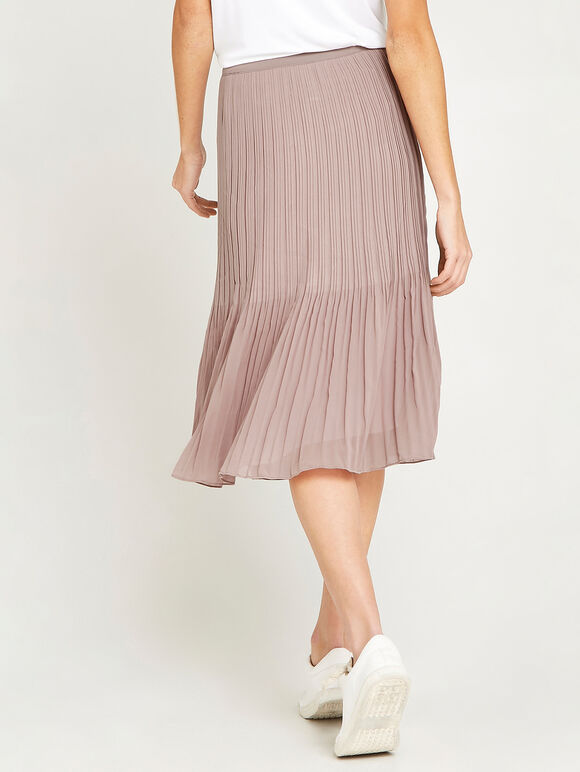 Plisse Skirt, Pink, large