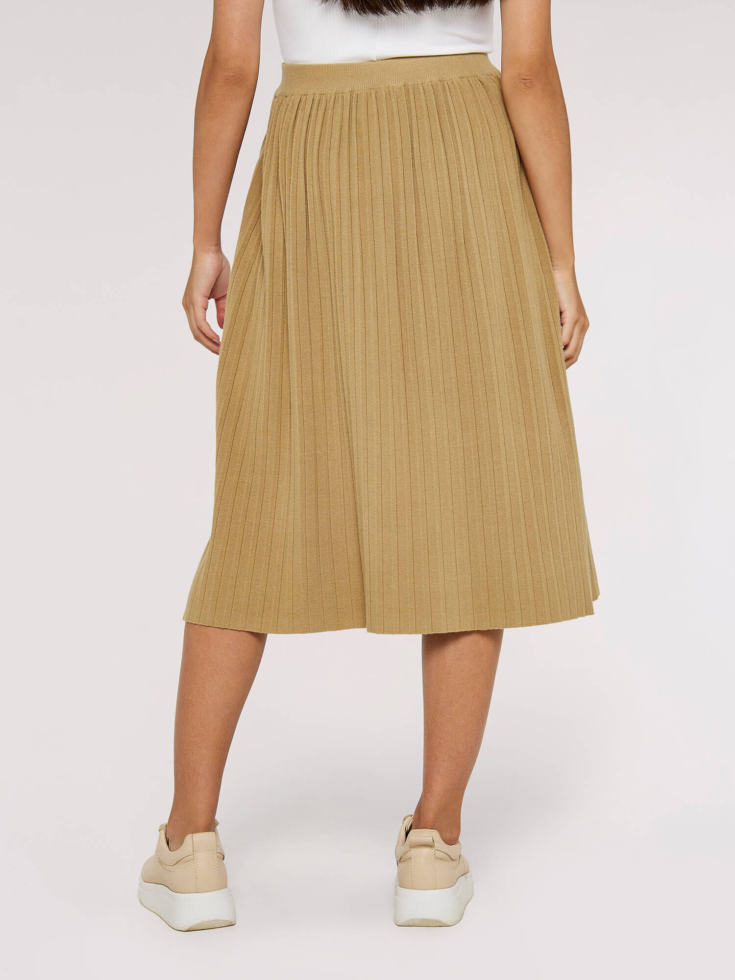 Pleated knit skirt uk shop
