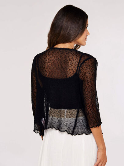 Lightweight Sheer Knitted Shrug