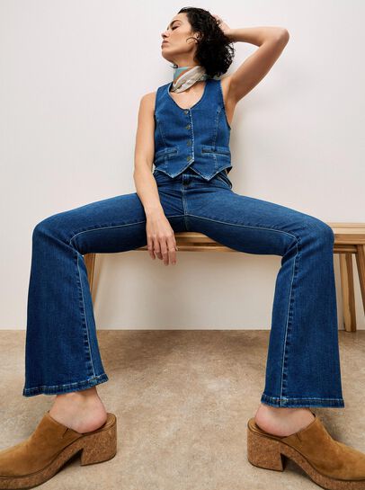 Lola Dark Wash Flare Jeans