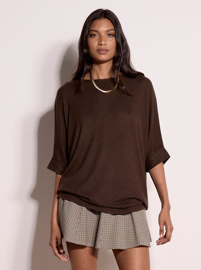 Soft Touch Batwing Top