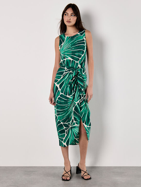 Shell Print Top & Midi Skirt Co-ord set, , large