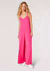 Modal Palazzo Jersey Jumpsuit, Fuchsia, large