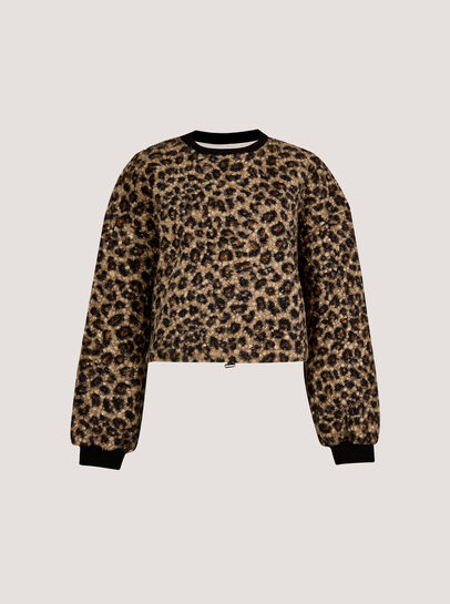 Leopard Boucle Jumper