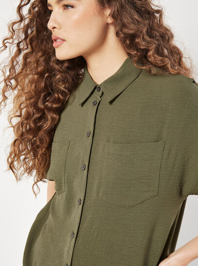 Textured Short Sleeve Shirt