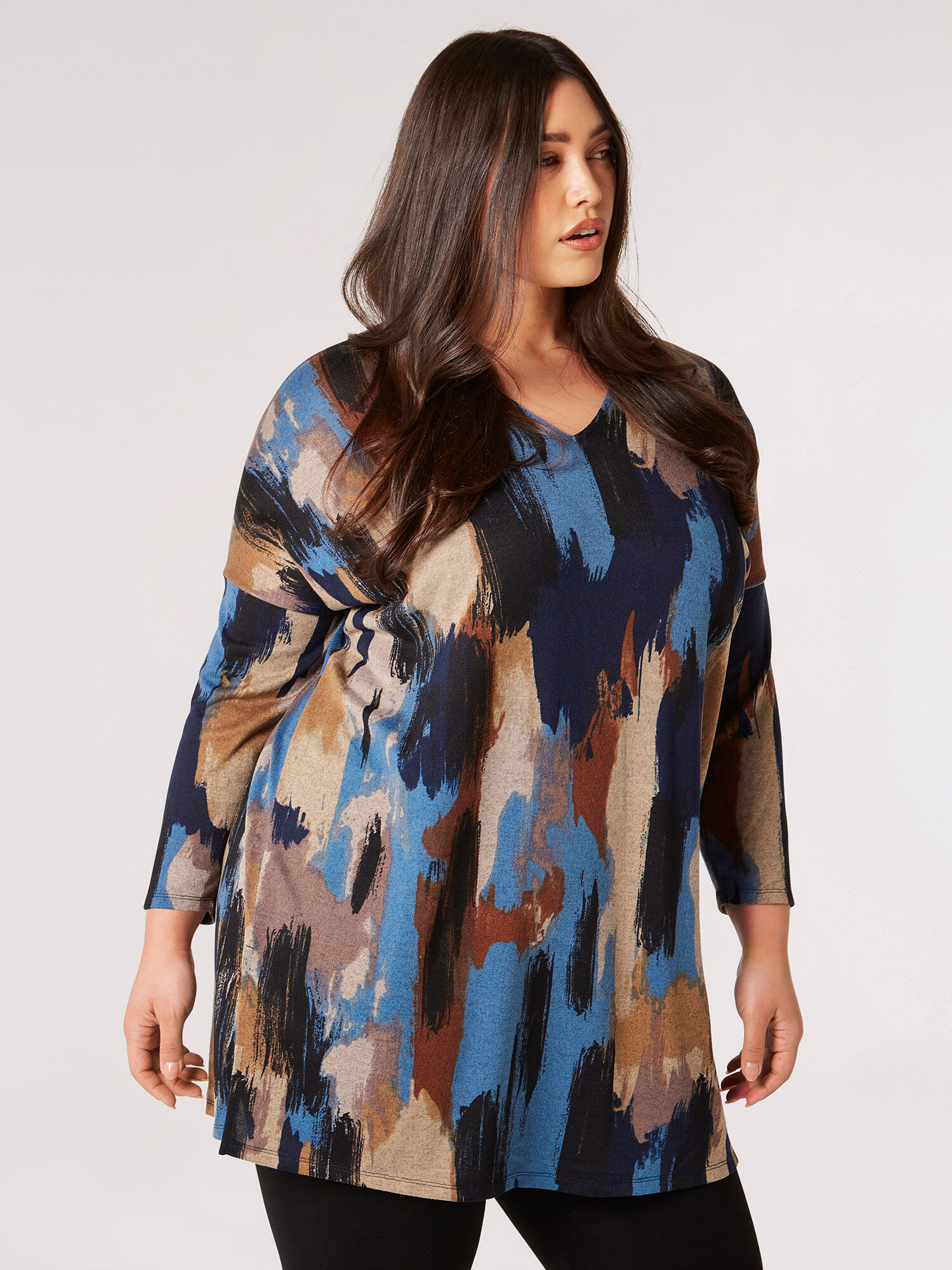 Curve Tops Plus Size Women s Wear Apricot Clothing