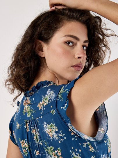 Floral Ditsy Midi Dress