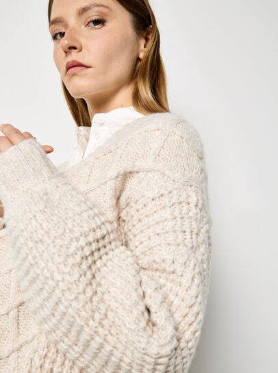 Cable Knit Oversized Chunky Jumper