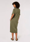 T-Shirt Midi Dress, Khaki, large