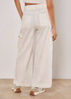 Wide Leg Chino Trousers, Cream, large