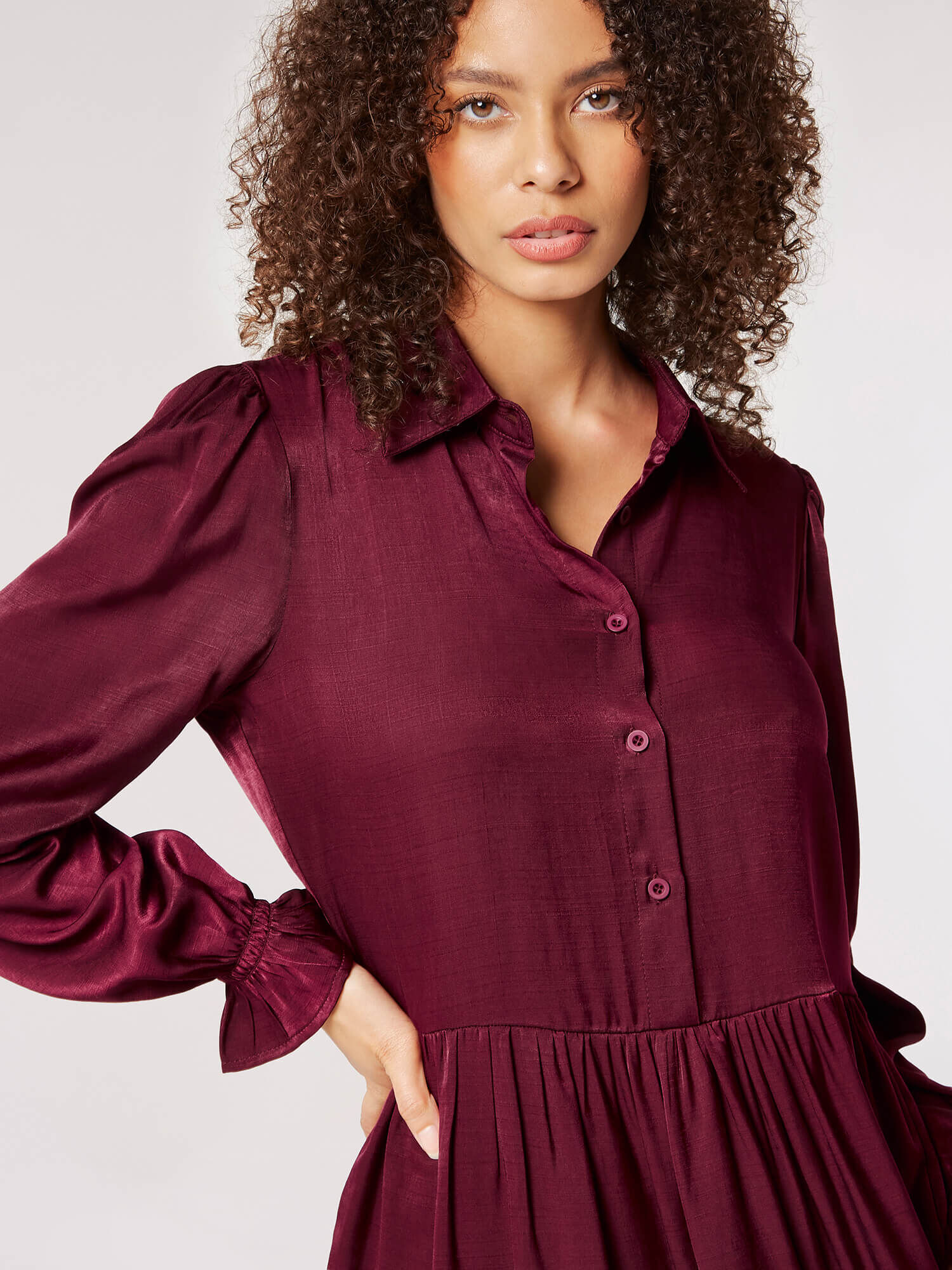 Burgundy 2025 tshirt dress