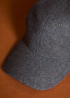Woollen Cap Hat, Grey, large