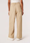 Twill Pleat Detail Trousers, Stone, large