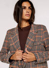 Heritage Warm Check Blazer, Brown, large