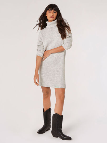 Chunky Knit Jumper Mini Dress