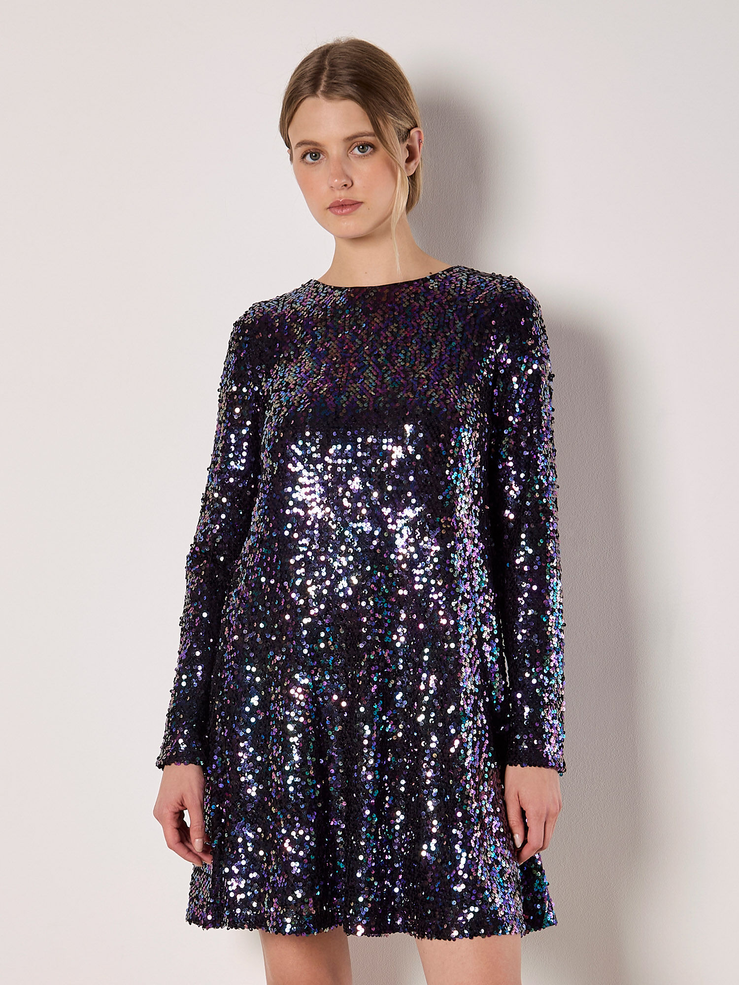 Swing dress sequin outlet