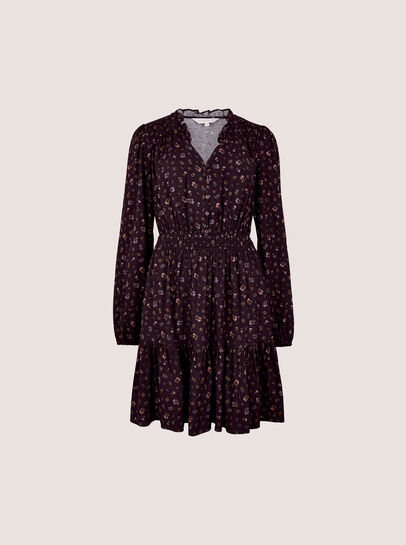 Floral Ruffle Mini Dress