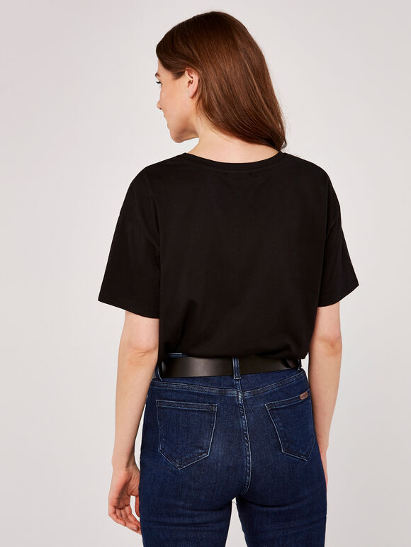 Shine T-Shirt, Black, large