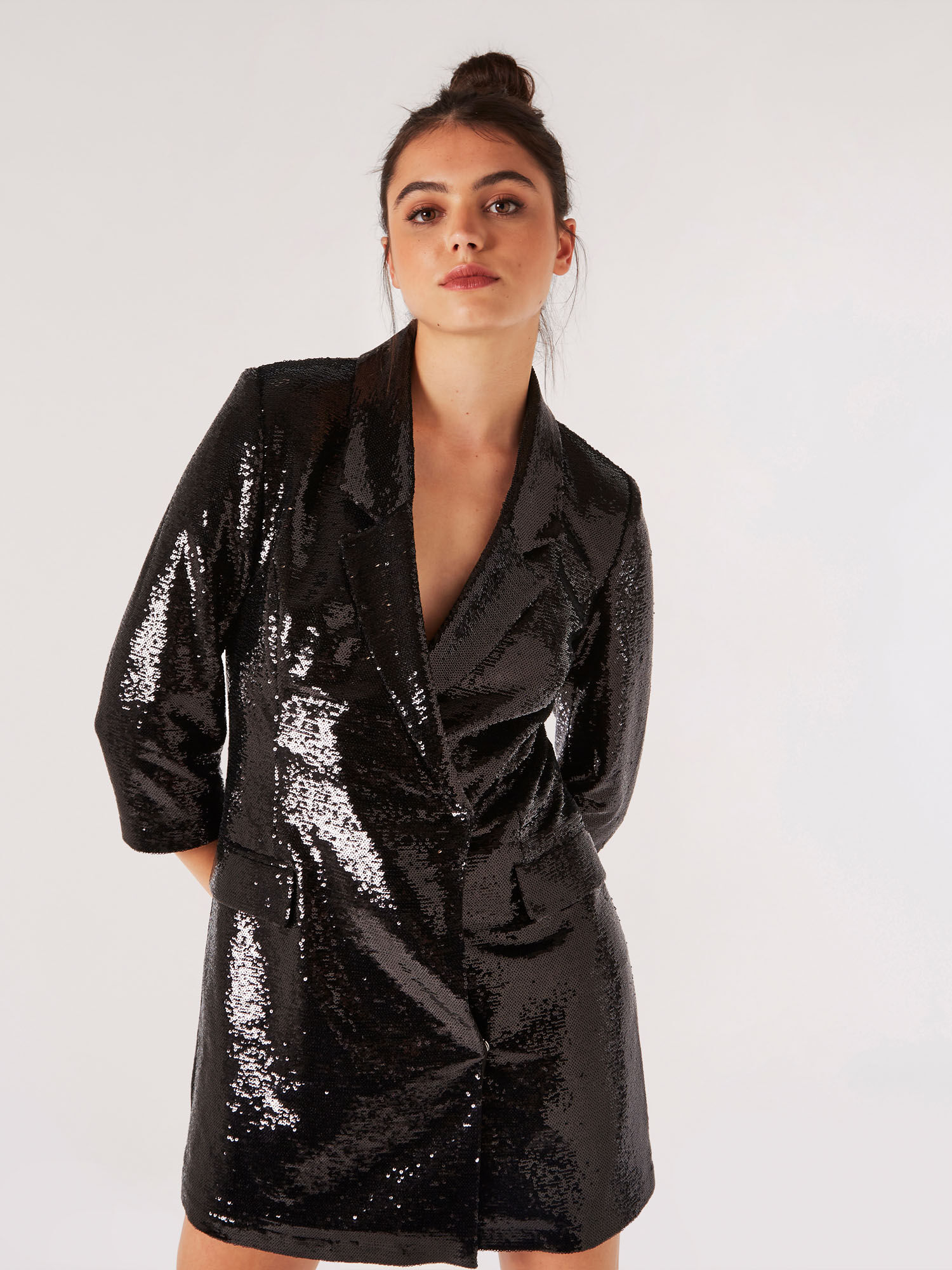 Sequin blazer dress zara sales