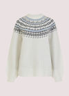 Fairisle Jumper, Blue, large