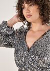 Curve Sequin Wrap Mini Dress, Light Grey / Silver, large