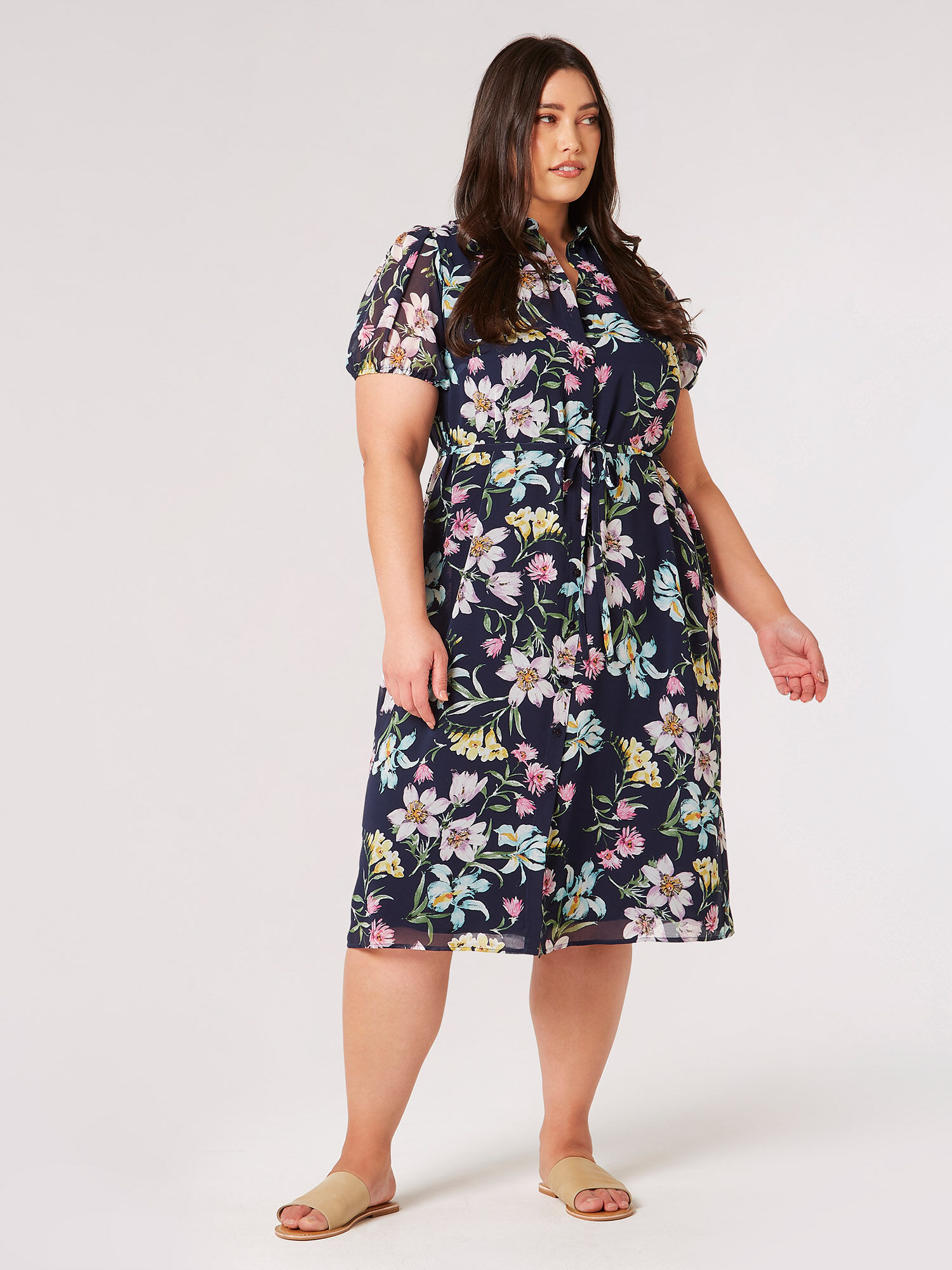 Plus size graphic dress clearance