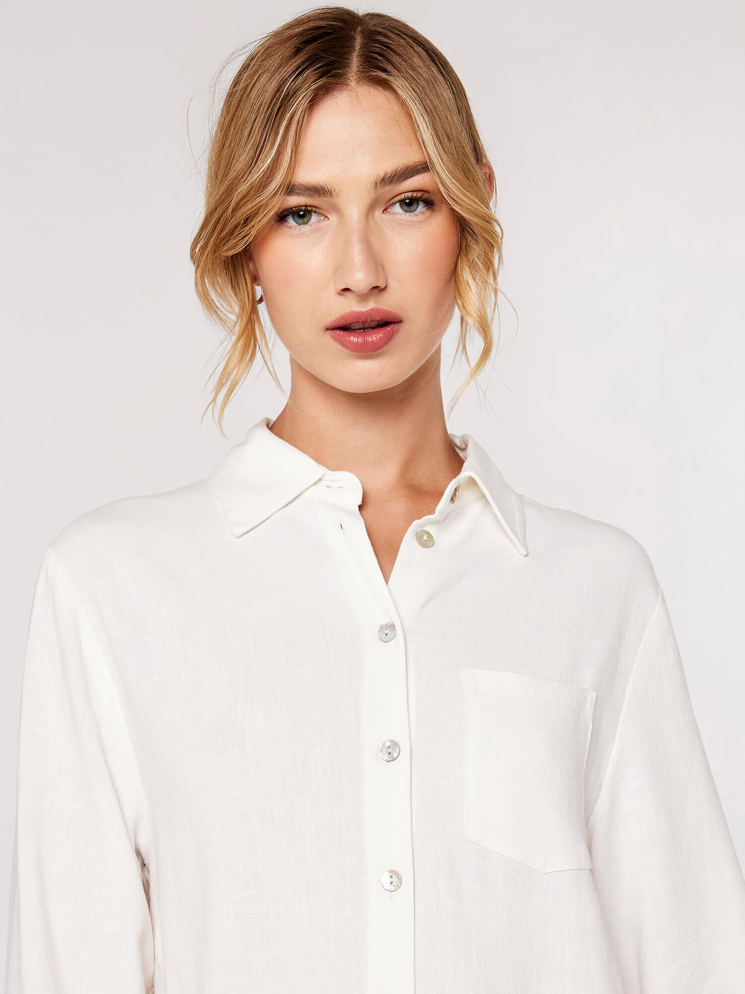 White oversized cheap shirt dress