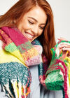 Multi Plaid Chunky Scarf, Assorted, large