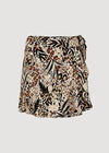 Mixed Animal Print Skort, Stone, large