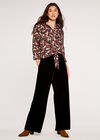 Watercolour Paisley  Top, Black, large