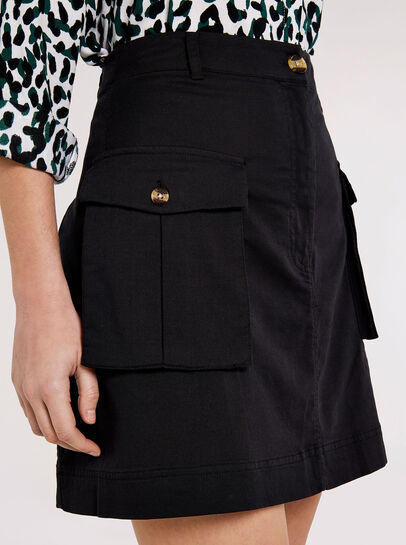 Patch Pocket Mini Skirt