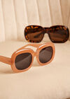 Brown Bardot Sunglasses, Brown, large
