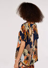 Lily Petal Button Top, Navy, large