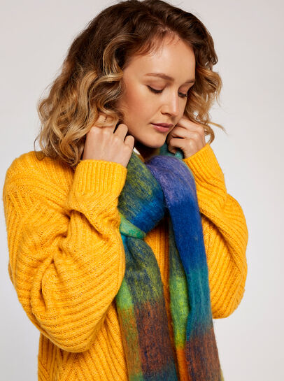 Colourblock Square Scarf