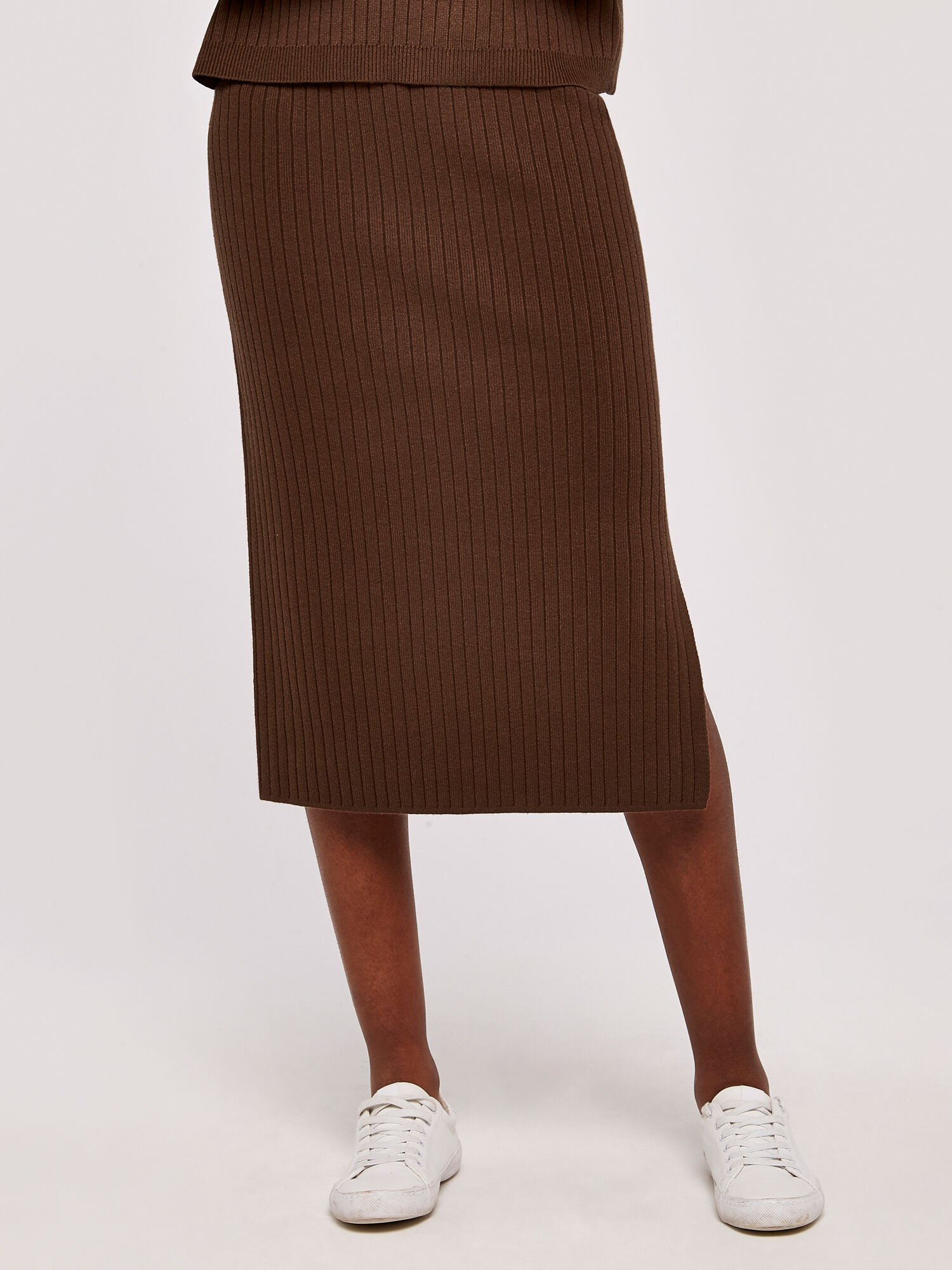 Brown top skirt uk