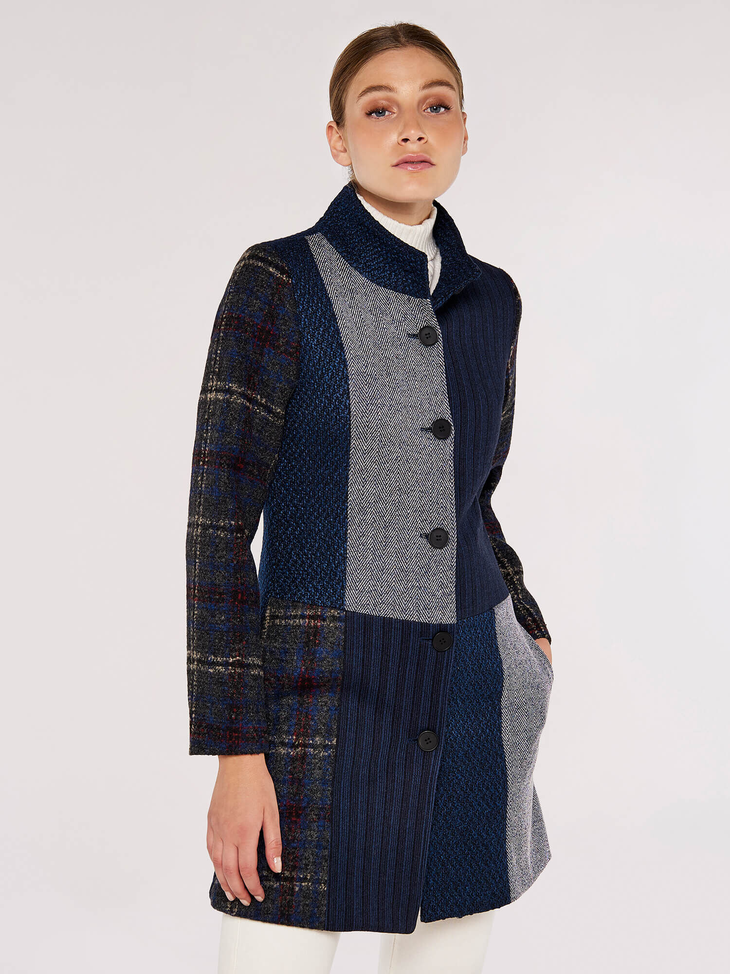 Patchwork coat on sale uk